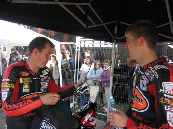 Honda Teammates John McGuinness and Ian Hutchinson